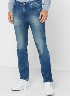Buy Slim Fit Washed Jean in Saudi Arabia