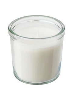 Buy Scented Candle In Glass Scandinavian Woods White 20 Hr in Saudi Arabia