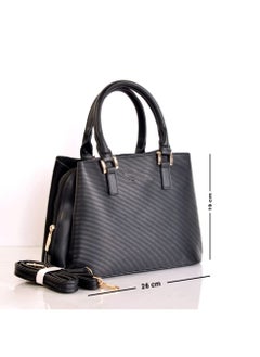 Buy Square handbag with round handle with adjustable handle in Egypt