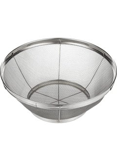 اشتري Minex Wire Basket Stainless Steel Strainer Dishwasher Safe SM201 31cm في الامارات