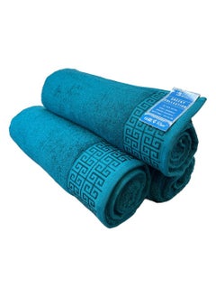 Buy 3 Piece Bath Towel Set - 500 GSM 100% Cotton Terry - 3 Piece Bathroom Towel Set - Quick Dry - Super Absorbent 70x140 cm in Saudi Arabia