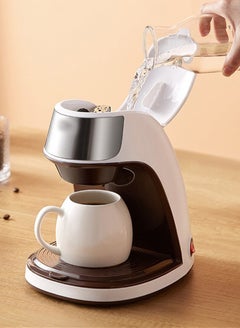 Buy Coffee machine american coffee maker domestic multifunctional coffee maker semi-automatic office mini portable coffee maker in UAE