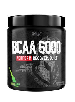 Buy BCAA 6000 Amino Acid Supplement for Recovery and Muscle Growth Green Apple Flavored in Saudi Arabia