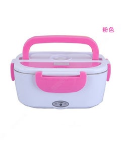 اشتري Stainless Steel Electric Lunch Box Water-free Office Office Office Staff Heat Preservation Heating Car Electric Lunch Box with Plug-in Electric Lunch Box Pink في الامارات