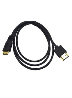 Buy Mini Hdmi To Hdmi Cable Hdmi To Mini Hdmi Cable Ultrathin Hdmi Male To Mini Hdmi Male Cable Support 4K Ultra Hd 1080P 3Dfor Projector Monitor Camcorder(Hdmi 2.0) (1M 3 Feet) in UAE