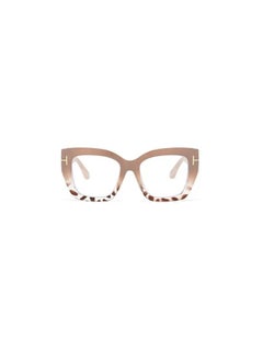 اشتري Cat's eye classic large frame anti-blue light fashion decoration flat light mirror في الامارات