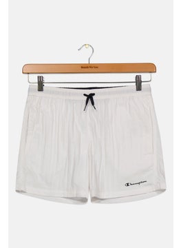 اشتري Kids Boy Brand Logo Drawstring Board Short, White Combo في الامارات