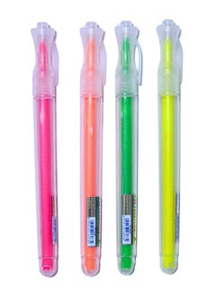 Buy A set of 4 phosphorescent highlighter pens in different colours in Egypt