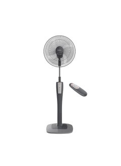 Buy TORNADO Stand Fan 16 Inch 4 Blades Remote Grey TSF-75G in Egypt