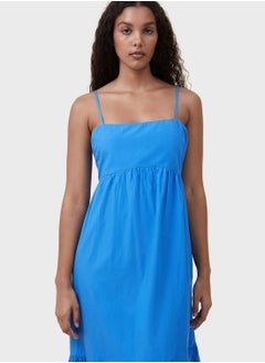 Buy Strappy Ruffle Hem Dress in Saudi Arabia