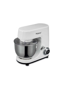 Buy FLEXY Stand Mixer: 1500W Power, Low Noise, 6 Speed Settings, 3 Mixing Modes, 6L Stainless Steel Bowl, Easy Operation with Detachable Container in Saudi Arabia