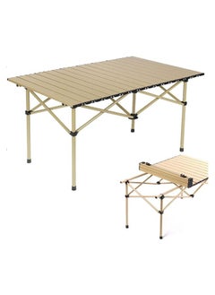 اشتري Yulan Outdoor Camp Table Portable, Folding Picnic Table for Camping, Sturdy Well Built Lightweight Stable Easy to Assemble, Prefect for Outdoor Summer Concert Picnic Events B95MH- 0381 في الامارات