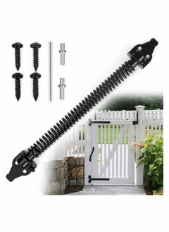 Buy Gate Spring Closer 14 Inch Self Closing Gate Spring Metal Adjustable Gate Closer Heavy Duty Closing Spring Metal Spring Closure for Light to Heavy Duty Wooden Gates Door Fence Black for Wooden Gate in UAE