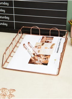 Buy Rose Gold Wire Document Holder in UAE