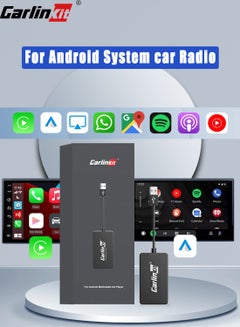 Buy 2024 CarlinKit Android Auto Dongle Wired&Wireless CarPlay Ai Box Mirrorlink For Aftermarket Android System Car Multimedia Player in Saudi Arabia