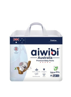 اشتري Aiwibi 40Count Premium Baby Diaper Pants 12-17 KG Super Soft and Breathable Baby Pants Diaper Ultra-thin Style Disposable Diaper Pants Size 5  (XL) في الامارات