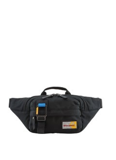 اشتري Discovery ICON  Waist Bag Black, Hip Bag With Adjustable Strap, RFID Pocket, Suitable For Travel, Outdoors, Gym, Hiking For Men And Women في الامارات