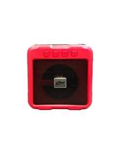 Buy ZERO ELECTRONICS Z-202 Wireless Speaker With Micro SD Card To USB Disk And Speakerphone Output power 5W,5 V- Red in Egypt