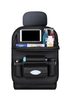 اشتري Car Back Seat Organizer Foldable Car Seat Back Protector With Tablet Holder Travel Accessories في السعودية