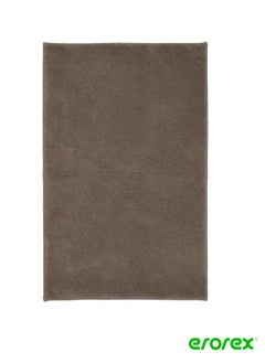 Buy Bath mat brown 50x80 cm in Saudi Arabia