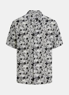 Buy All Over Print Resort Collar Regular Fit Shirt in Saudi Arabia