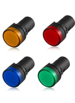 Buy LED Pilot Panel Indicator Lamp | LED Voltage Indication Panel Light | Warning Light (RED+GREEN+BLUE+YELLOW) in UAE