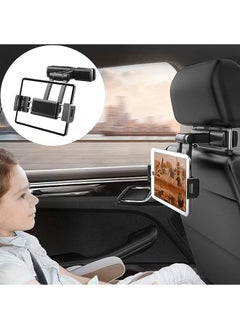 اشتري Car phone Holder Mount, Tablet Holder for Car Headrest, Backseat Holder with 360 Degree Rotation, Headrest Tablet Mount for Apple iPad All 4.7 to 12.3 inch Devices في السعودية