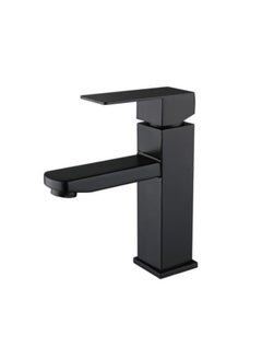 اشتري Stainless Steel Basin Faucet Basin Sink Faucet Bathroom Sink Faucet Bathroom Fixtures Faucets Brushed Matte Black في السعودية