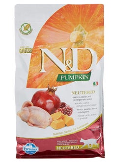 اشتري Quail, Pumpkin and Pomegranate Recipe Neutered Adult Cat Food 1.5 kg في الامارات