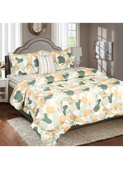 Buy Madison Oni 5-Piece Twin BIAB 144-Thread Count Cotton Printed Comforter Set 220 x 160 cm in Saudi Arabia