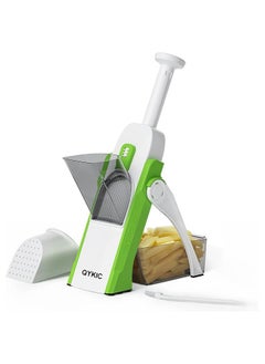 Buy 5 in 1 Mandoline Slicer Vertical Vegetable Fruit Cutter - Green in Egypt