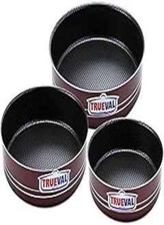 اشتري Trueval Teflon oven tray, 3 pieces - dark red في مصر