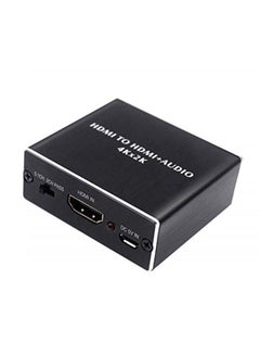 Buy HDMI Audio Extractor HDMI to HDMI Optical TOSLINK SPDIF  3.5mm Stereo Extractor Converter HDMI Audio Splitter Adapter in UAE