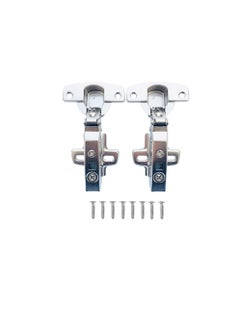 اشتري Hettich Sensys 8645i TH52 110 Degree Standard Hinge with Self Closing Mechanism Kitchen Cabinet Cupboard Door Inset Hinges 9071207 Soft Slow Close Fast Assembly Buffering Hinge Germany Brand Pack of 2 في الامارات