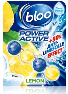 Buy Bloo Power Active Balls Lemon – Advanced Rim Block with Cleaning Foam, Anti-Limescale Protection, and Extra Freshness in UAE