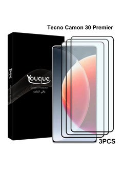 اشتري 3 قطع واقي شاشة من الزجاج المقوى لهاتف Tecno Camon 30 Premier 5G في السعودية