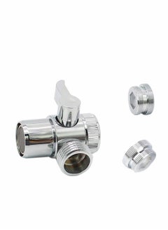 Buy Shower Attachment for Bath Taps, Diverter Valve Shower Attachment, Add Shower to Bath Filler, 28mm / 24mm Diverter, Shower Bath Bidet Attachment, Chrome M22 X M24/M28 in UAE