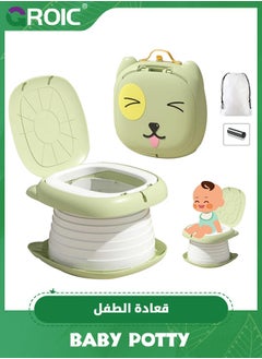 اشتري Portable Travel Potty for Toddler,Convenient Training Toilet for Baby,Folding Toilet for Car Camping Indoor Outdoor,Pottie for Kids,Training Toilet for Kids في الامارات