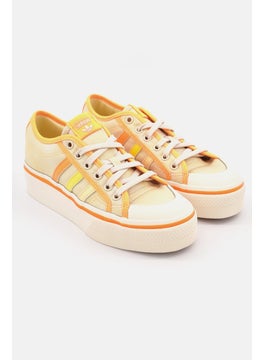 Buy Women Nizza Platform Shoes, Yellow/Orange/White in Saudi Arabia