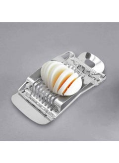 اشتري Steel Egg Slicer Slice Up Hard-Boiled Eggs في الامارات