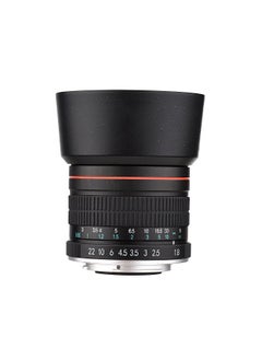 Buy 85mm F1.8 Large Aperture Medium Telephoto Full Frame Portrait Camera Lens Manual Focus 7 Groups 10 Elements EF Mount in UAE