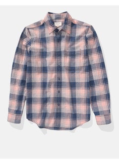 اشتري AE Everyday Plaid Button-Up Shirt في السعودية