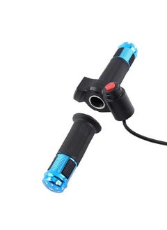 اشتري Ebike Throttle Grip 1 Pair 3 Speed Switch Twist Throttle Grips With Led Display Screen Twist Throttle Accelerator Handle Grips Fit For 22.2Mm Diameter Handle For 12V99V Electric Bike Blue في السعودية