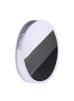 Buy Multifunctional 12in/31cm Mini Portable Round On-camera Flash Speedlite Diffuser Softbox with White/Grey/Black Color for Canon Nikon Sigma Yongnuo Godox Neewer Vivitar Speedlight in UAE