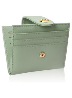 Buy FUNTOR Small Wallets for Women,Ladies Slim Bifold Credit Card Holder with Zipper Coin Pocket(Green) in UAE