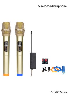 Buy Wireless Microphone Set Suitable for 3.5mm and 6.5mm Interfaces in Saudi Arabia