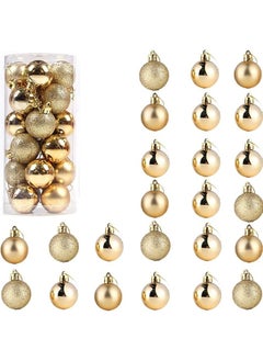 اشتري Christmas Ball Ornaments 24 Pcs For Christmas, Holiday Party Decoration في مصر