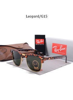 اشتري High Quality Men's Sunglasses Metal High-end Sunglasses Leopard Frame with UV Lenses في السعودية