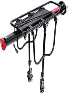 اشتري Rear Bike Rack Bicycle Cargo Rack Quick Release Adjustable Alloy Bicycle Carrier في مصر