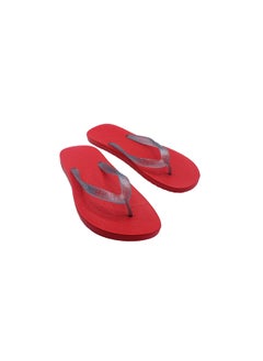 اشتري Everyday Wear Flip Flops With Glitter Strap For Women Lightweight And Easy To Wash في الامارات